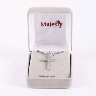 Necklace Cross - Sterling Silver - 20"