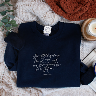 January Sweatshirt of the Month: Psalm 37:7