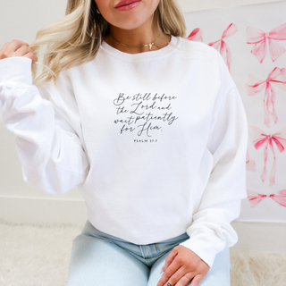 January Sweatshirt of the Month: Psalm 37:7