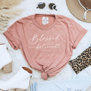 Blessed Is She Who Has Believed Graphic T-Shirt