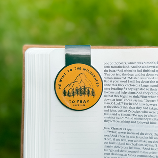 *LAST ONE!* He Went To The Wilderness to Pray Magnetic Bookmark