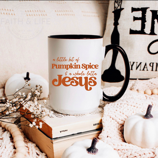 A Whole Lotta Jesus Fall Coffee Mug