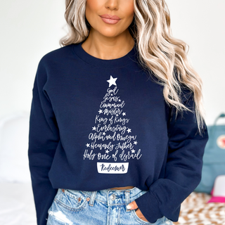 Names of Christ Christmas Sweatshirt