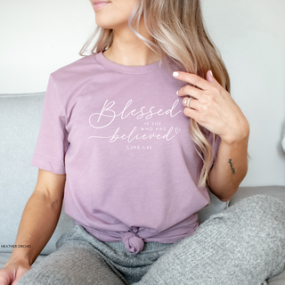 Blessed Is She Who Has Believed Graphic T-Shirt