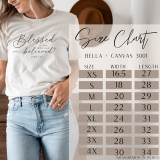 Blessed Is She Who Has Believed Graphic T-Shirt