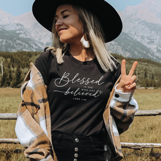 Blessed Is She Who Has Believed Graphic T-Shirt