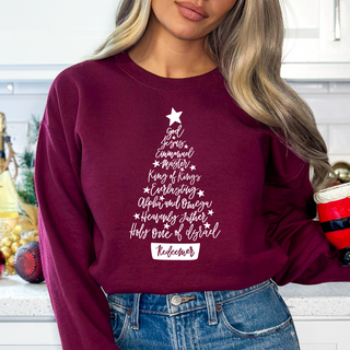 Names of Christ Christmas Sweatshirt