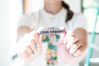 Jesus Strong Stretchy Bracelet