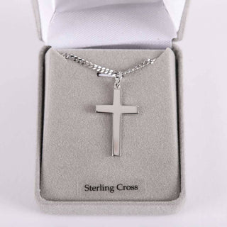 Necklace Cross - Sterling Silver - 20"