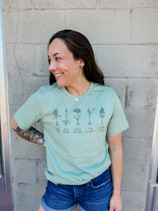 Five Solas of the Reformation Wildflower Tee Shirt - Naptime Faithwear