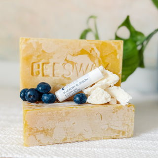 Blueberry Blossom Lip Balm - Organic Blueberry Seed Oil, Beeswax + Honey