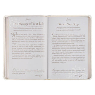 Mr. & Mrs. 366 Devotions for Couples White Faux Leather Devo