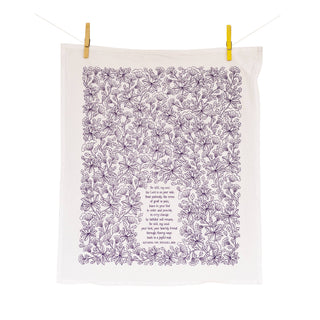 Be Still My Soul Hymn Tea Towel — 24"x20"