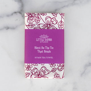 Blest Be the Tie Hymn Tea Towel — 24"x20"