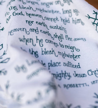 In the Bleak Midwinter Christmas Tea Towel