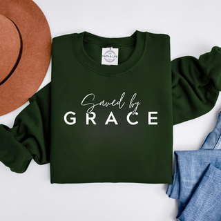 Saved By Grace Crewneck Sweatshirt